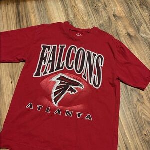 47 Brand Red Graphic Tee with White Print